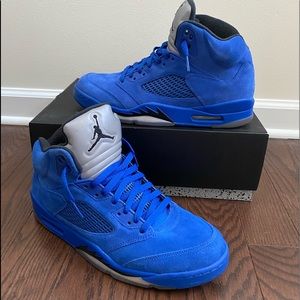 Jordan 5 Retro Blue Suede